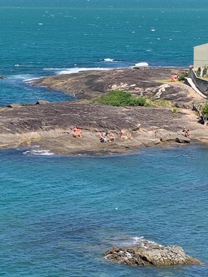 Apartamento Pe Na Areia E Aguas Tranquilas No Centro De Guarapari Eksteriør billede